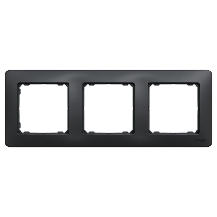 Ramka potrójna Sedna Design SDD314803 antracytowa