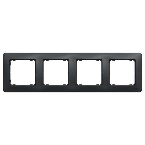 Ramka poczwórna Sedna Design SDD314804 antracyt