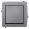Mechanizm łącznika zwiernego, jednobiegunowego szary mat 27DWP-4.1