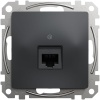Mechanizm gniazda komputerowego RJ45 kat.6 UTP Sedna Schneider przód