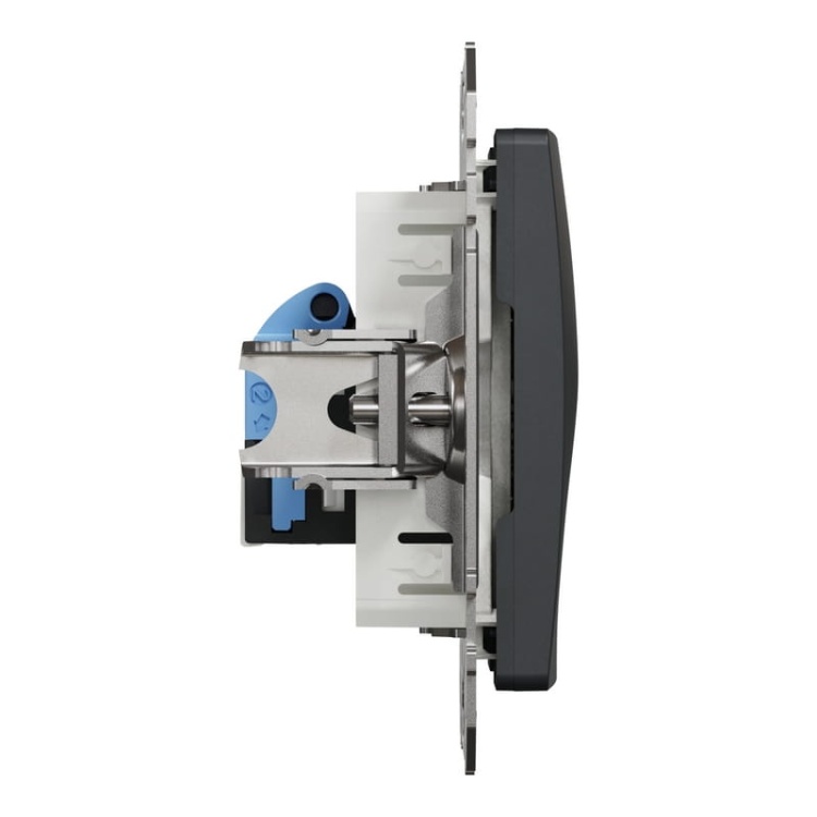 Mechanizm gniazda komputerowego RJ45 kat.6 UTP Sedna Schneider bok