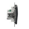 Mechanizm gniazda komputerowego RJ45 kat.5e UTP Sedna Schneider bok