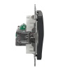 Mechanizm gniazda komputerowego RJ45 kat.5e UTP Sedna Schneider bok