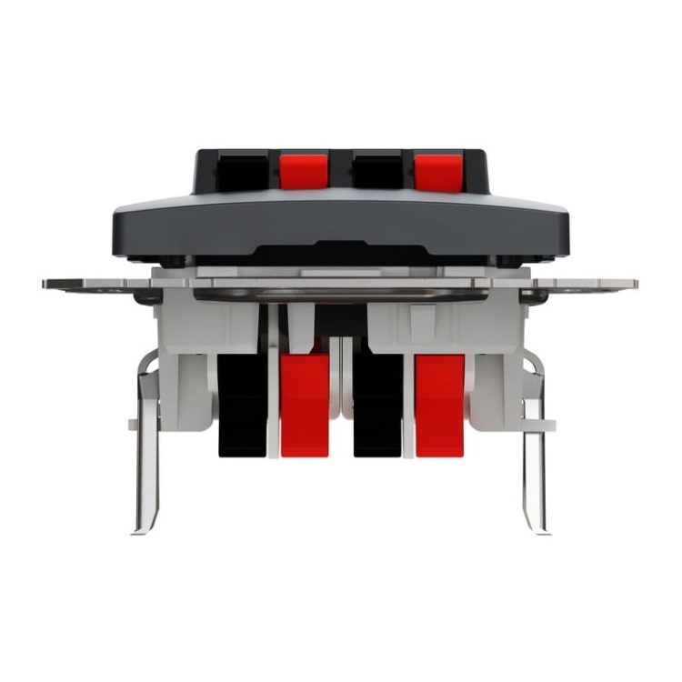 Mechanizm gniazda głośnikowego antracyt SDD114411 Sedna Schneider spód