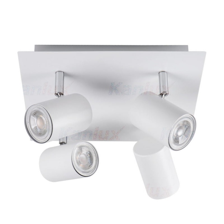 Oprawa ścienno-sufitowa EVALO 4xGU10 biała Kanlux 35696.jpg