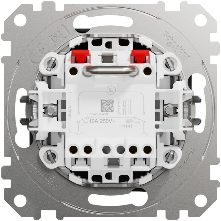 Mechanizm przycisku żaluzjowego antracyt SDD114114 Sedna Schneider tył