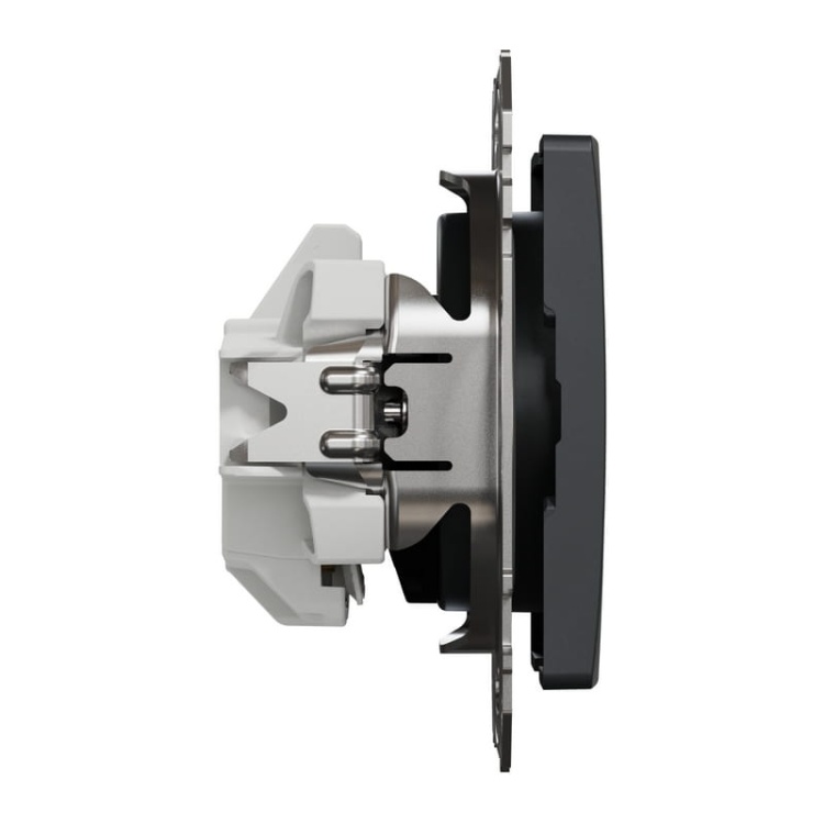 Mechanizm gniazda poj. z uziemieniem (zaciski bezgwintowe) 2P+PE Sedna Schneider bok