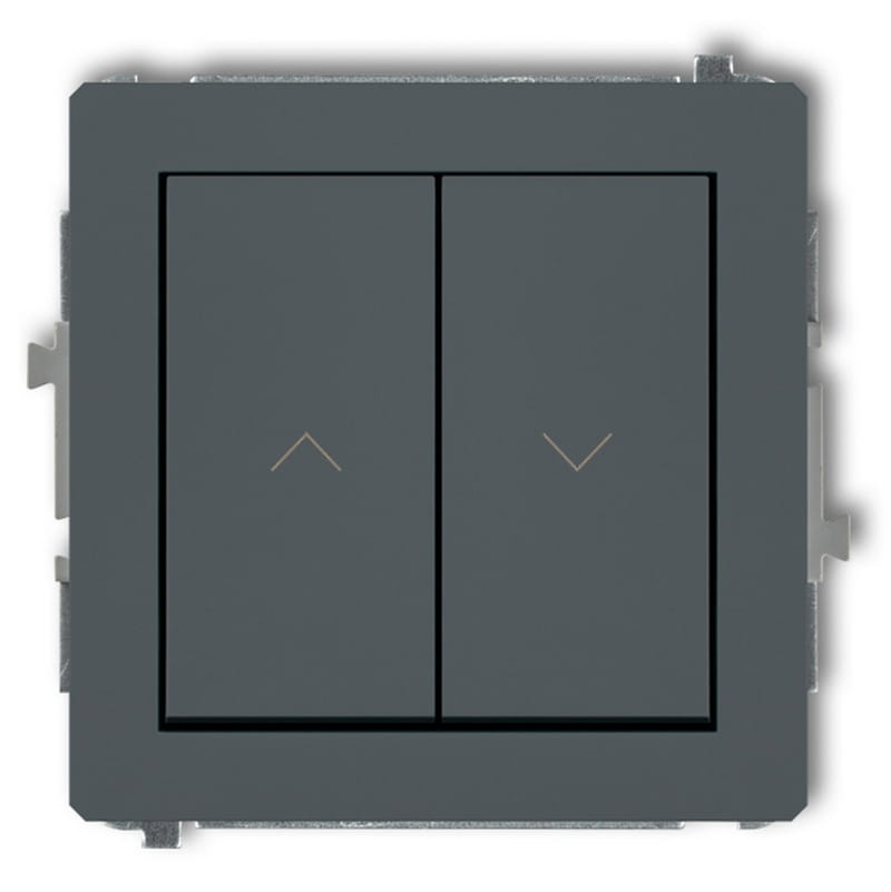 Mechanizm łącznika zwiernego żaluzjowego grafitowy mat 28DWP-8