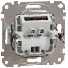 Wypust kablowy biały SDD111903 Sedna Schneider tył