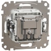 Mechanizm gniazda TV, 2xSAT końcowe biały SDD111481S Sedna Schneider tył