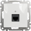 Mechanizm gniazda komputerowego RJ45 kat.6 UTP Sedna Schneider przód