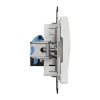 Mechanizm gniazda komputerowego RJ45 kat.6 UTP Sedna Schneider bok