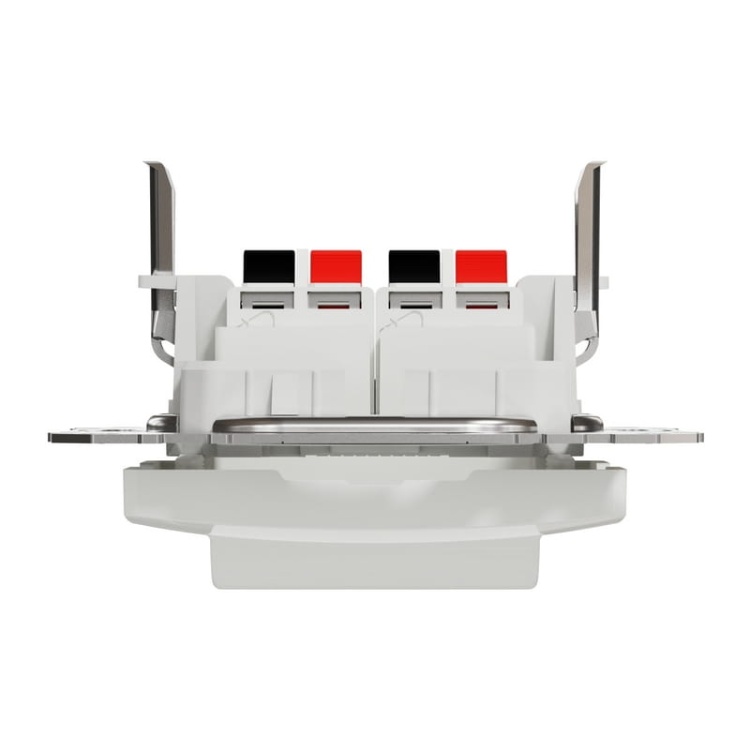 Mechanizm gniazda głośnikowego biały SDD111411 Sedna Schneider góra