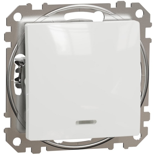 Mechanizm przycisku 1-biegunowego z podświetleniem Sedna Schneider