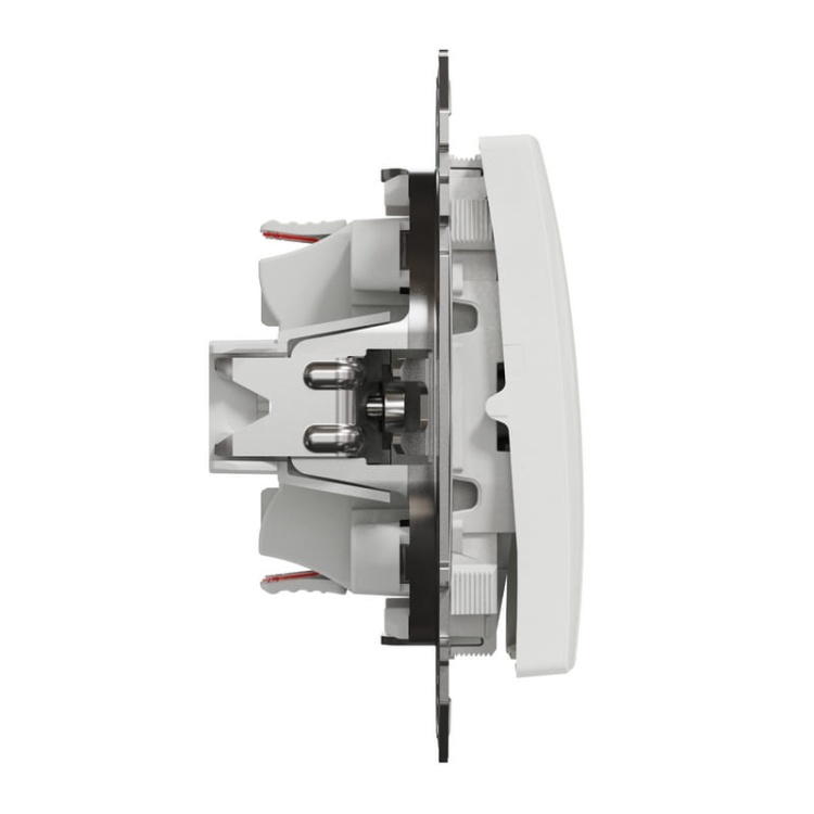 Mechanizm łącznika schodowego biały SDD111108 Sedna Schneider bok