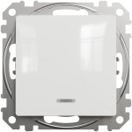 Łącznik Sedna SDD111101L z podświetleniem biały Schneider Electric