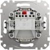 Mechanizm łącznika 1-biegunowego z podświetleniem biały SDD111101L Sedna Schneider tył