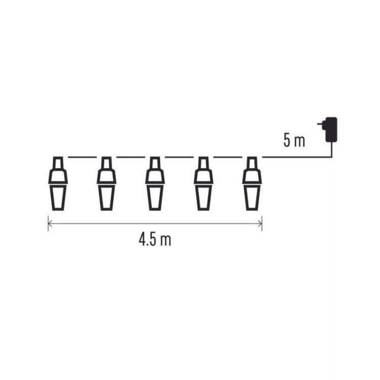 Łańcuch PARTY 10x1 LED zimna biel 450cm IP44 DCPC08 EMOS wymiary.jpg