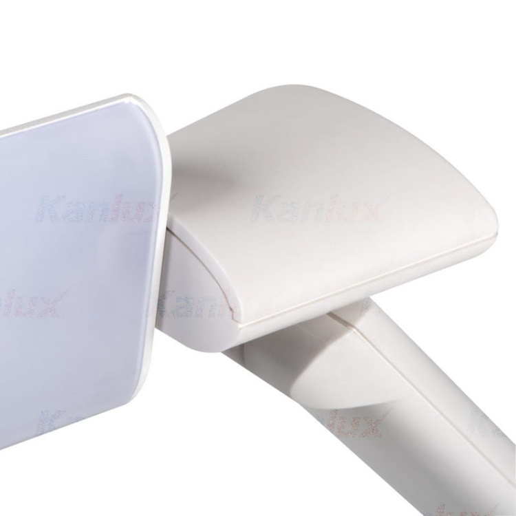 Lampka biurkowa LED PREDA max. 7,3W max. 620lm biała Kanlux 35781 obrotowe ramię.jpg