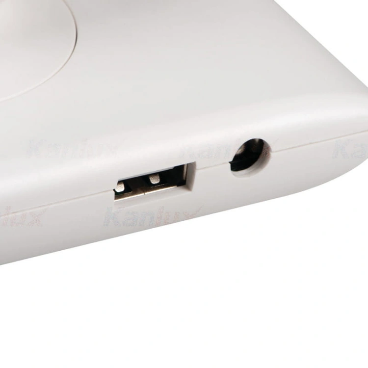 Lampka biurkowa LED PREDA max. 7,3W max. 620lm biała Kanlux 35781 port USB.jpg