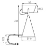 Lampa stołowa LARATA E27 max. 5W biała Kanlux 36260 wymiary.jpg