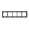 Ramka uniwersalna pięciokrotna grafitowy mat 8DR-5 Deco Karlik