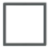 Ramka wypełniająca pojedyncza grafitowy mat 28DRW-1 Deco Karlik
