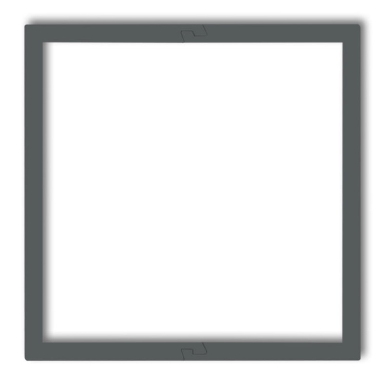 Ramka wypełniająca pojedyncza grafitowy mat 28DRW-1 Deco Karlik