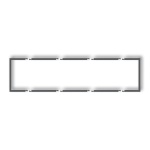 Ramka wypełniająca pięciokrotna grafitowy mat 28DRW-5 Deco Karlik