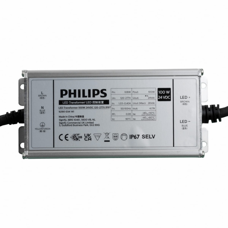 LED Transformer 100W 24VDC 120-277V IP67  929003414106