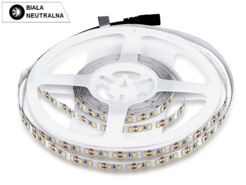 Taśma LED VT-3528 120 8W/1m 4000K biała neutralna diody SMD3528 IP20 120 LED/1m 12V 5m V-TAC