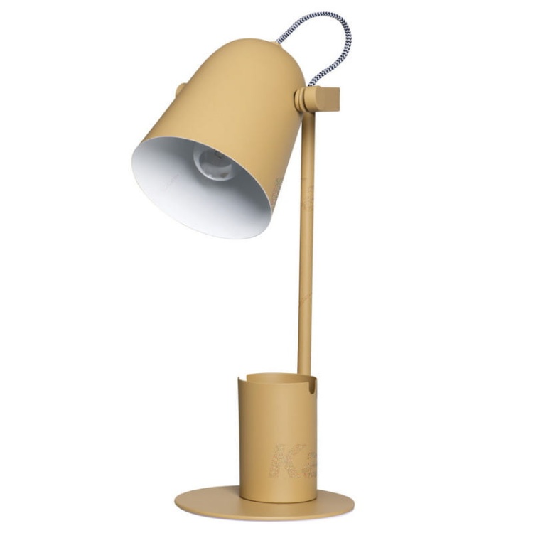 Lampa biurkowa RAIBO E27 max. 5W żółta Kanlux 36283 przód.jpg