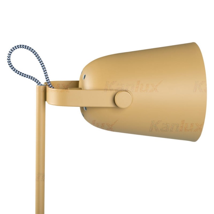 Lampa biurkowa RAIBO E27 max. 5W żółta Kanlux 36283 klosz bok.jpg