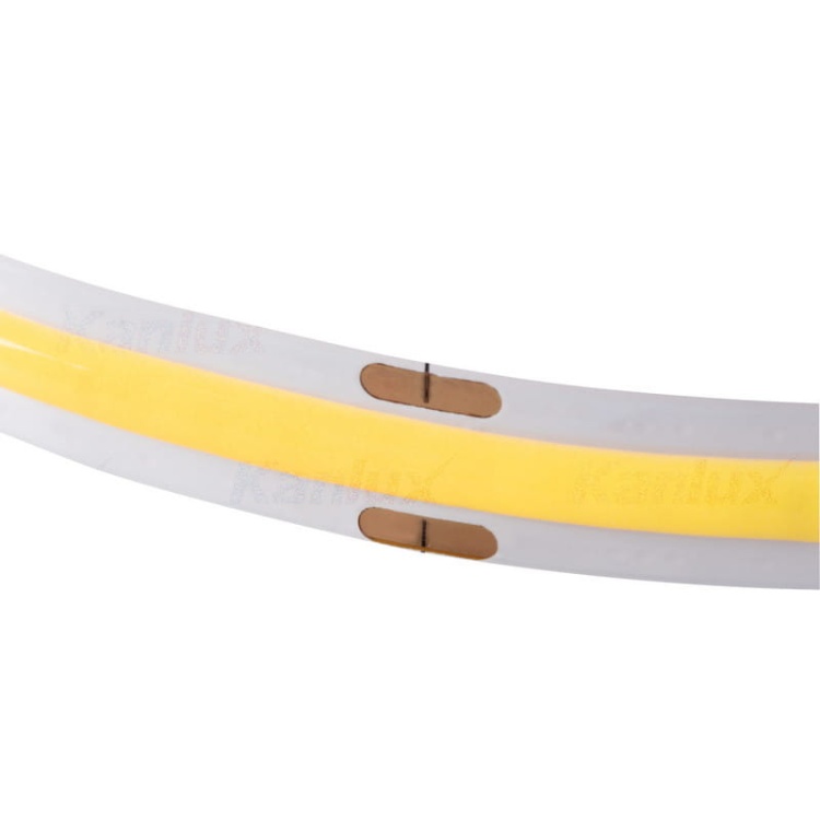 Taśma LED STRIP LCOB 24V biała neutralna 4000K 5m IP65 Kanlux 33369 zbliżenie
