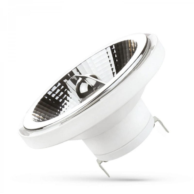 Żarówka LED AR111 G53 12V 14W 45º biała ciepła 3000K 1100lm obudowa biała Spectrum.jpg