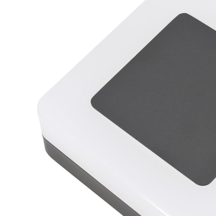 Oprawa elewacyjna VALIT 8W biała neutralna 680lm IP65 grafit BEMKO zbliżenie.jpg