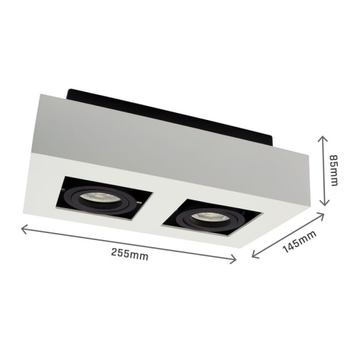 Oprawa natynkowa MIRORA 2xGU10 prostokątna biało-czarna SPECTRUM wymiary.jpg