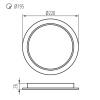 Oprawa downlight TAVO LED 24W b. neutralna 4000K 2600lm Kanlux 36514 wymiary.jpg