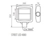 Oprawa drogowa STREET LED 30W b.neutralna 3900lm Kanlux 27330