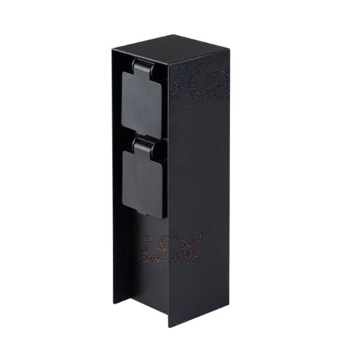 Słupek ogrodowy z gniazdami 230V DASTO 2SOC FR B