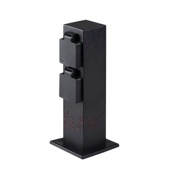 Słupek ogrodowy z gniazdami 230V NASTO 2SOC FR B