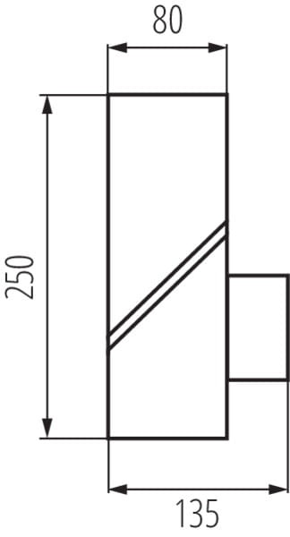 LAVEN EL 25 GR - rysunek wymiarowy