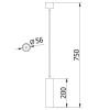 Lampa wisząca LAGOS II GU10 max 20W IP20 biała GTV wymiary.jpg