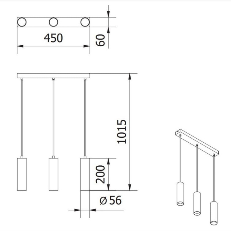 Lampa wisząca TRESOS II GU10 max 3x20W IP20 GTV wymiary.jpg
