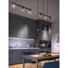Lampa wisząca TRESOS II GU10 max 3x20W IP20 czarna GTV aranżacja.jpg