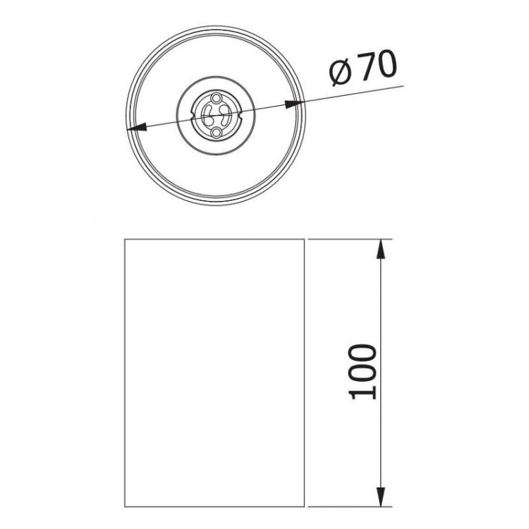 Oprawa sufitowa AERO II GU10 20W IP20 GTV wymiary.jpg