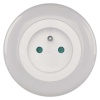 Lampka nocna LED do gniazdka 230 V z czujnikiem - widok od frontu