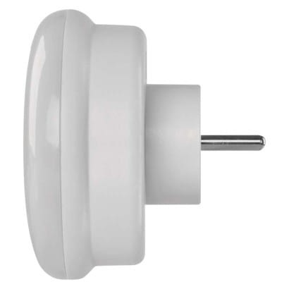Lampka nocna LED do gniazdka 230 V z czujnikiem - widok z boku