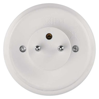 Lampka nocna LED do gniazdka 230 V z czujnikiem - widok od tyłu