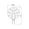 Żarówka LED G4 2,5W 4000K b. ciepła 250lm 12V LD-G4025W-30 GTV wymiary.jpg
